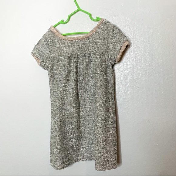 Splendid Girls Metallic Tweed Short‎ Sleeve Mini Dress 6X - Picture 8 of 8